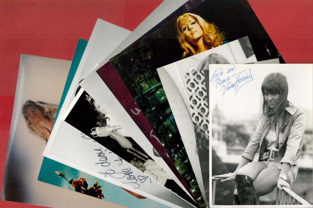 Lot 17: Glamour Collection of 10 Vintage Signed Photos (Includes...
