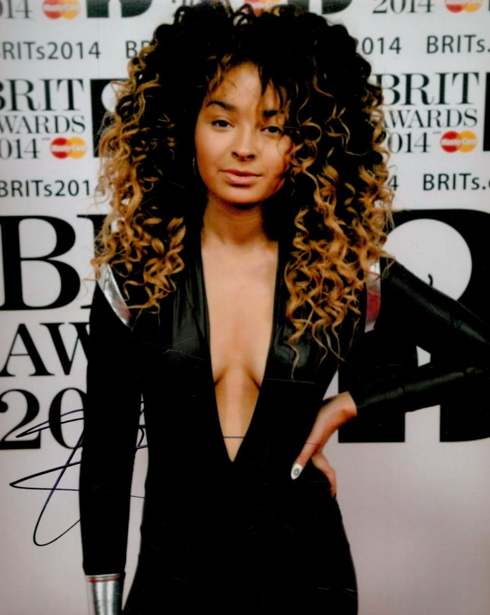 Lot 80: Ella Eyre signed 10x8 colour photo. All autographs...