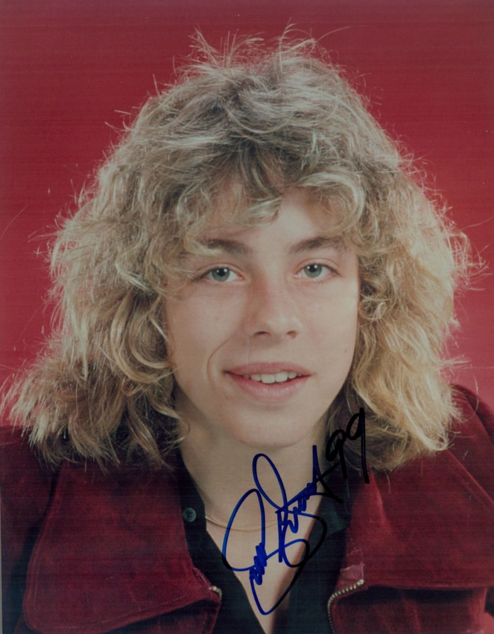 Lot 134: Leif Garrett signed 10x8 colour photo. Garrett is...