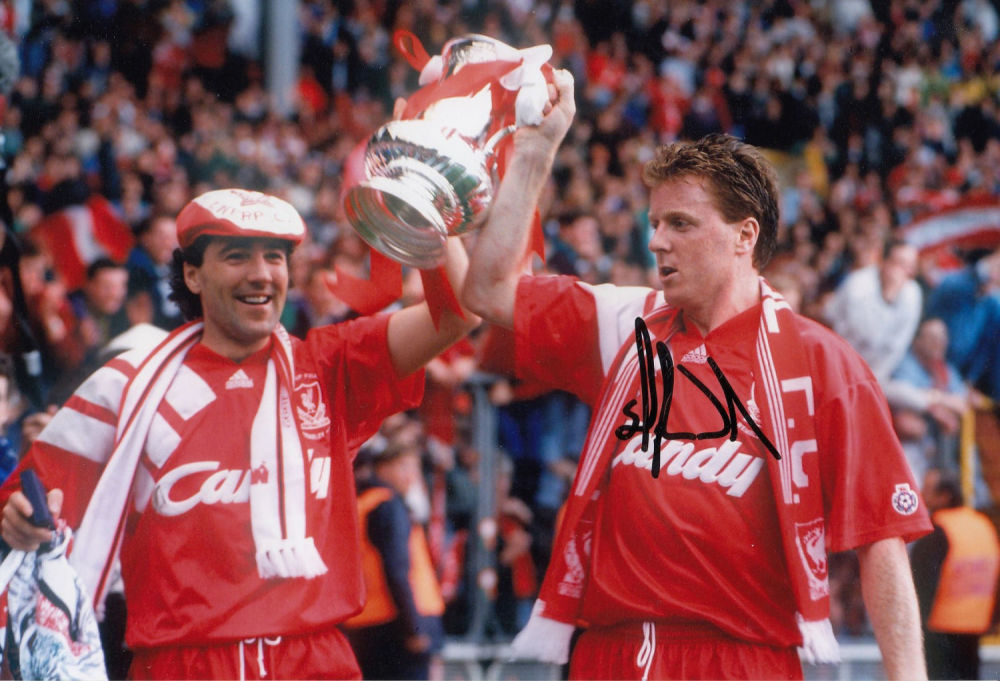 Lot 146: Autographed Steve Nicol 12 X 8 Photo :...