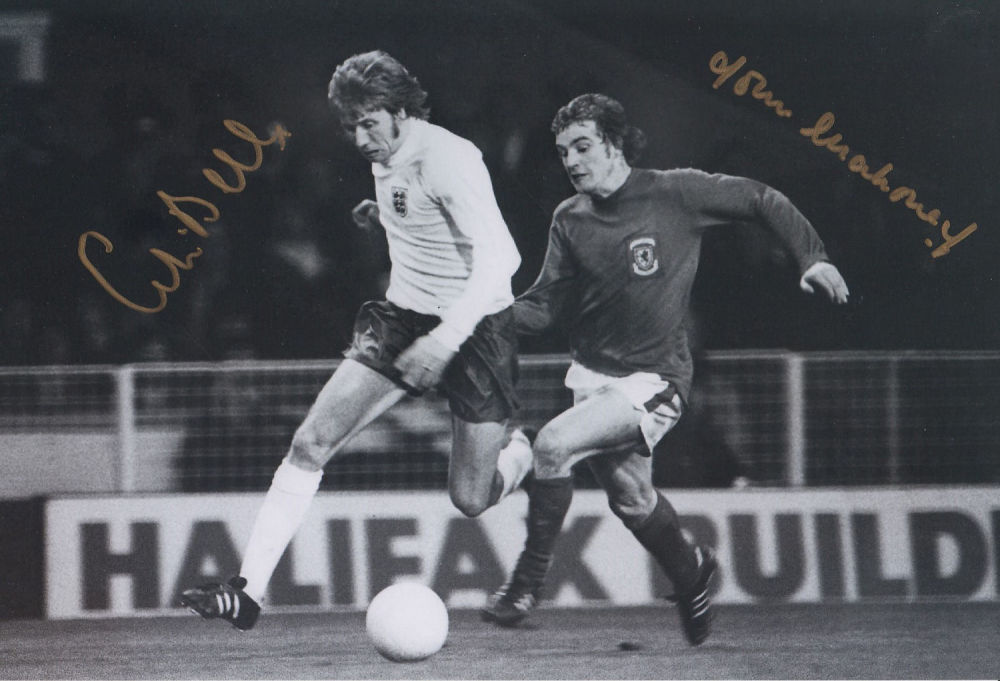 Lot 169: Autographed England V Wales 12 X 8 Photo...