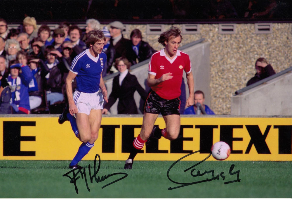 Lot 170: Autographed Man United V Ipswich 12 X 8...
