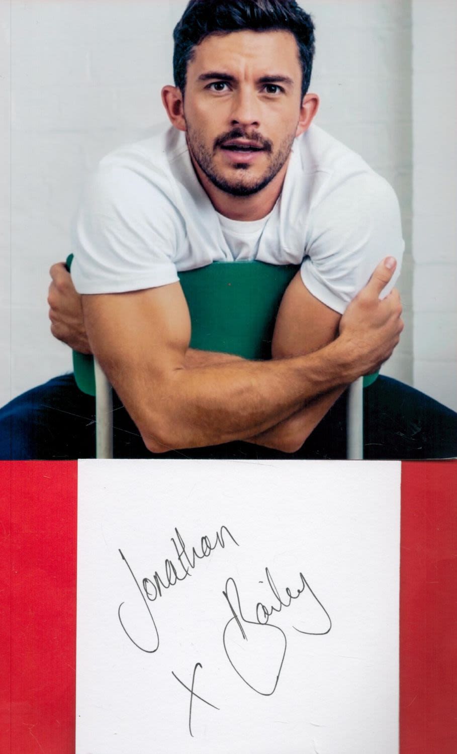 Lot 174: Jonathan Bailey Actor Signed Card With Photo. All...