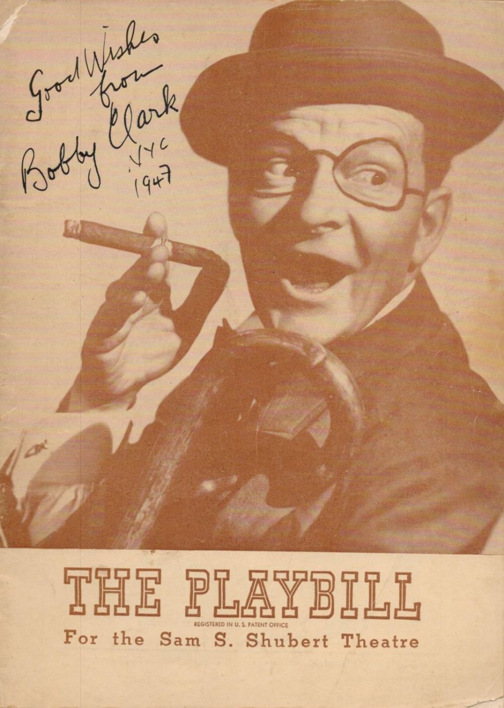 Lot 175: Bobby Clark (1888-1960) Comedy Actor Signed 1947 Sweethearts...