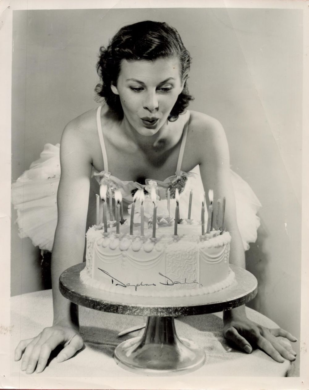 Lot 177: Daphne Dale (1931-1982) Ballet Dancer Signed Vintage 1953...