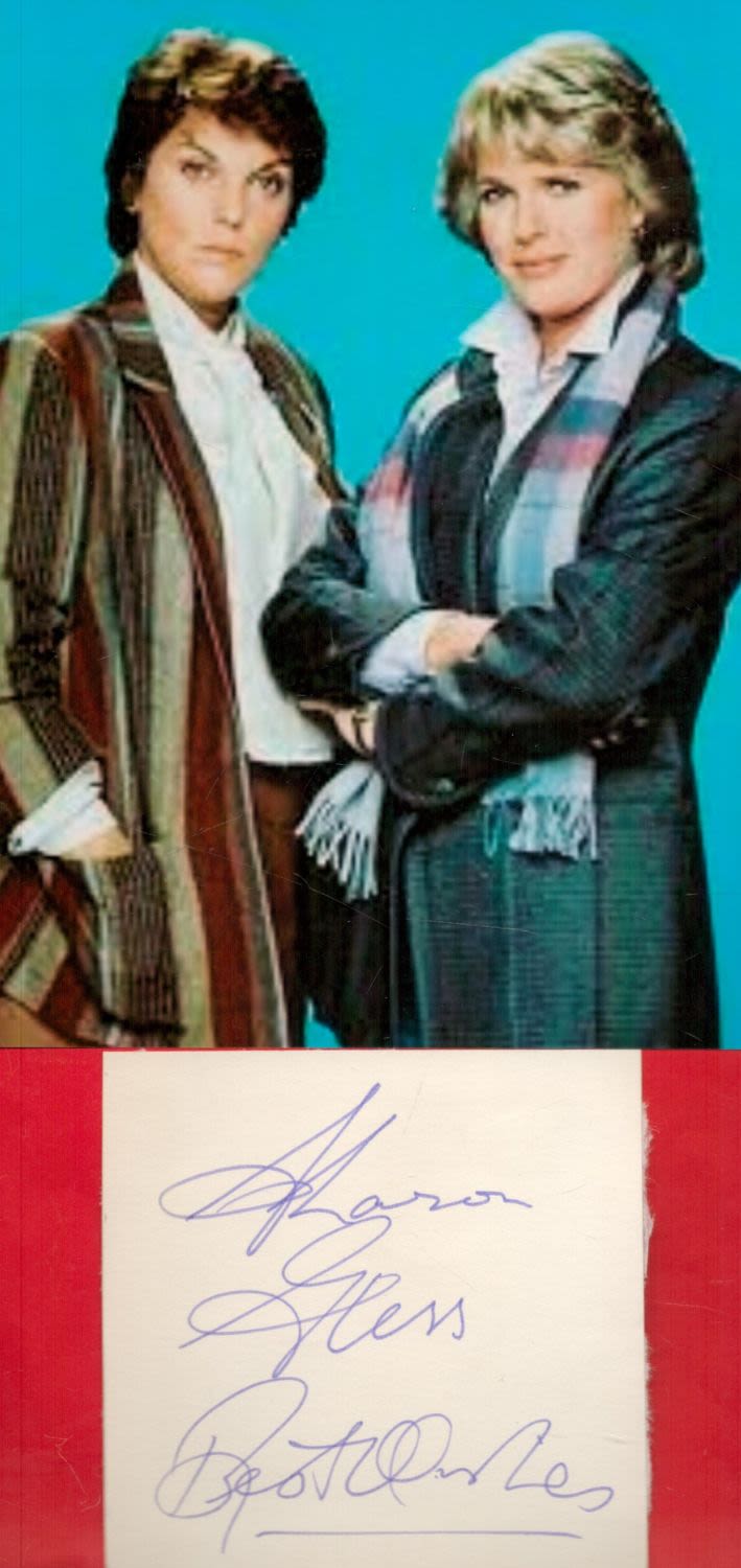 Lot 184: Sharon Gless Actress Signed Card With Cagney And...