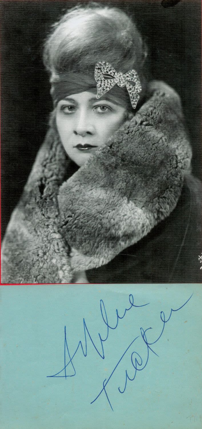 Lot 214: Sophie Tucker (1886-1966) Singer Signed Album Page With...