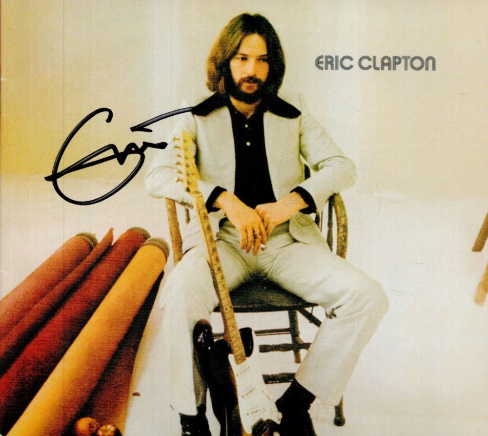 Lot 232: Eric Clapton Signed Music Booklet. Signed in black...