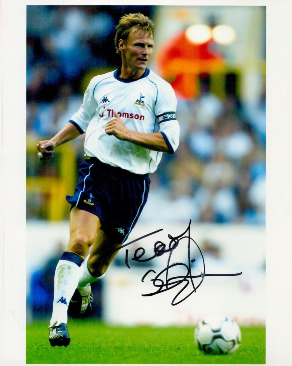 Lot 251: Teddy Sheringham signed Tottenham Hotspur 10x8 colour photo....