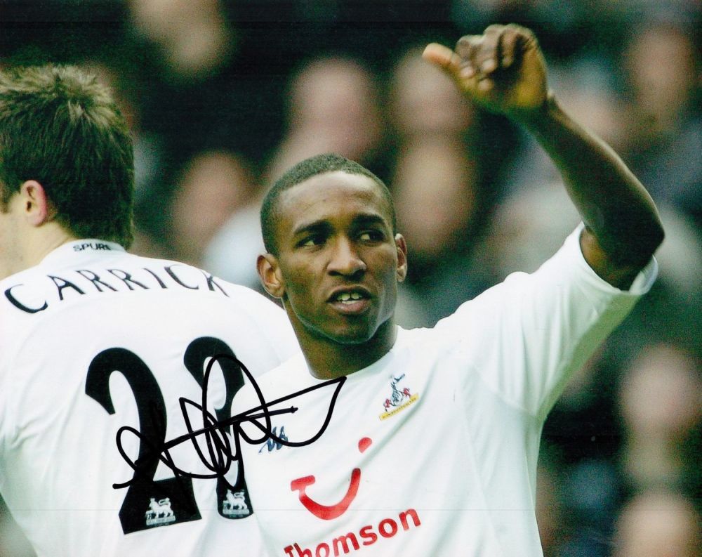 Lot 255: Football Jermaine Defoe signed Tottenham Hotspur 10x8 colour...