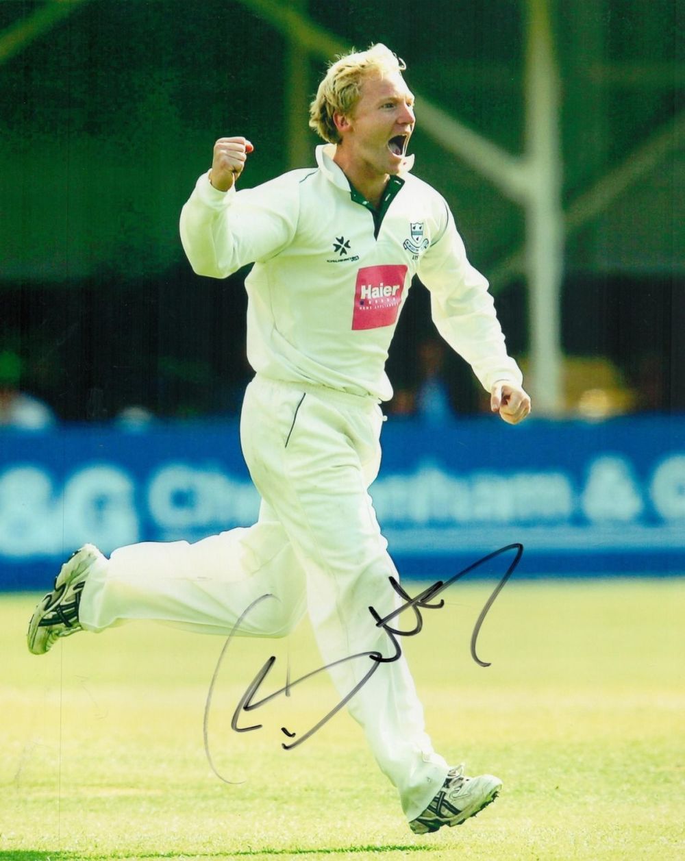 Lot 260: Cricket Gareth Batty signed 10x8 colour photo. Gareth...