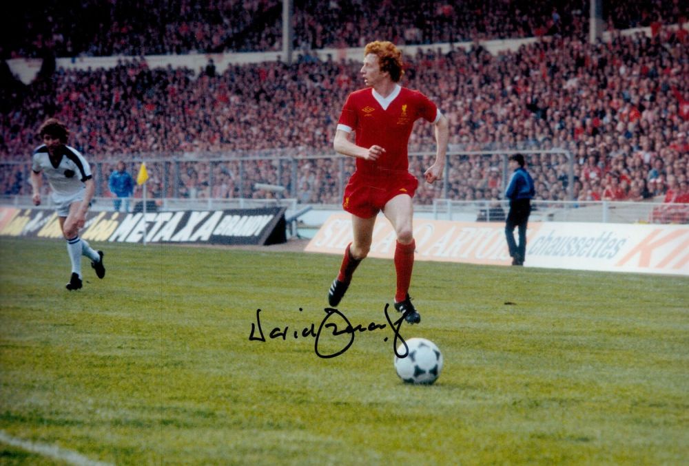Lot 296: Football. David Fairclough Signed 12x8 inch Colour Liverpool...