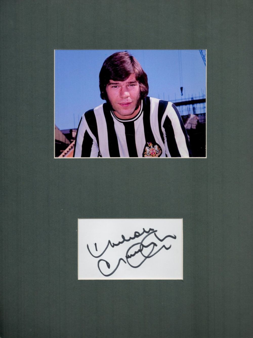 Lot 351: Former Newcastle FC Star Malcolm MacDonald Signed Signature...