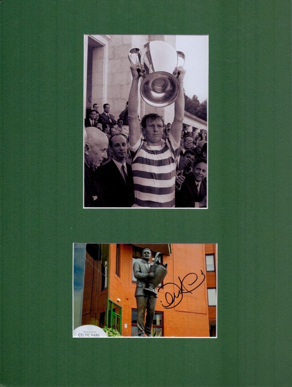 Lot 355: Billy McNeil (Lisbon Lions) Signed Celtic Park Photo,...
