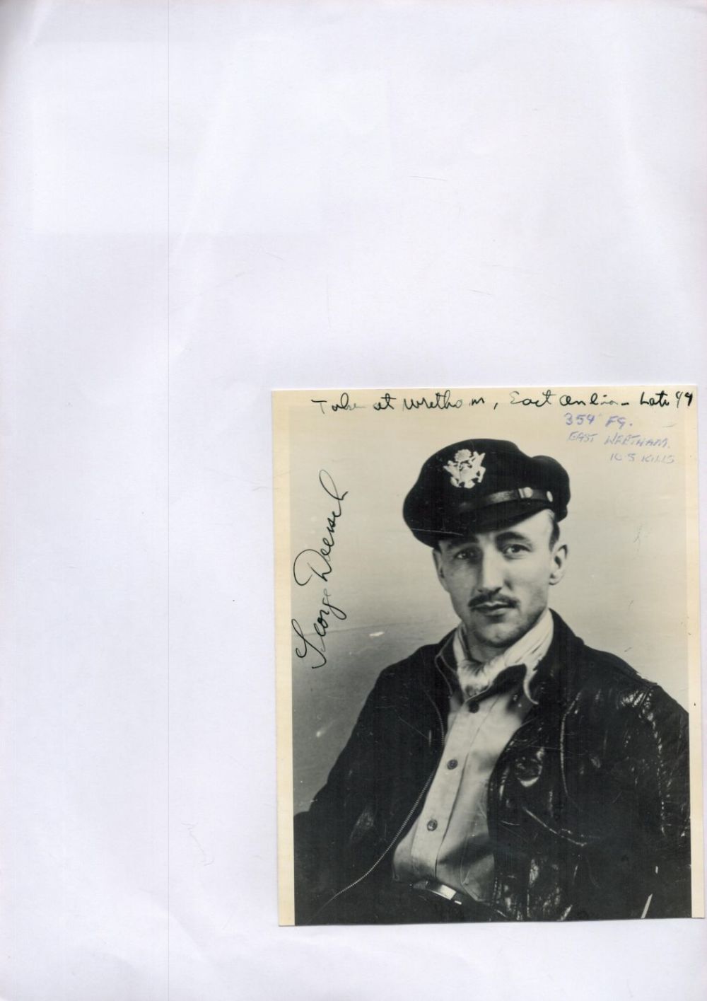 Lot 390: WW2 US Fighter Aces Brigadier General Robert E...