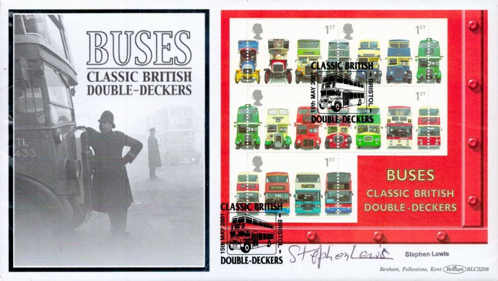 Lot 429: Stephen Lewis signed Buses Classic British Double Deckers...