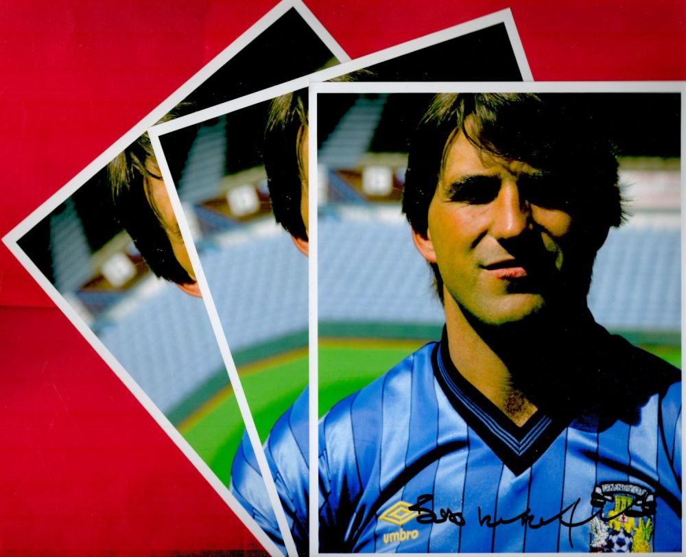 Lot 448: Football Bob Latchford signed Coventry City 10x8 colour...