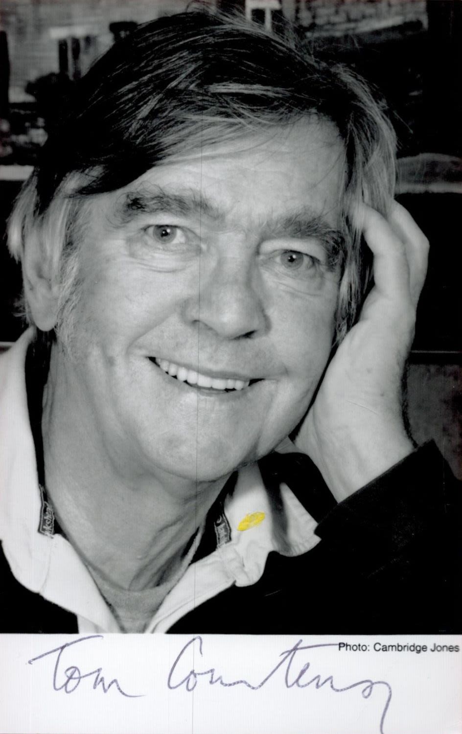 Lot 460: Tom Courtenay signed 6x4 black and white photo....
