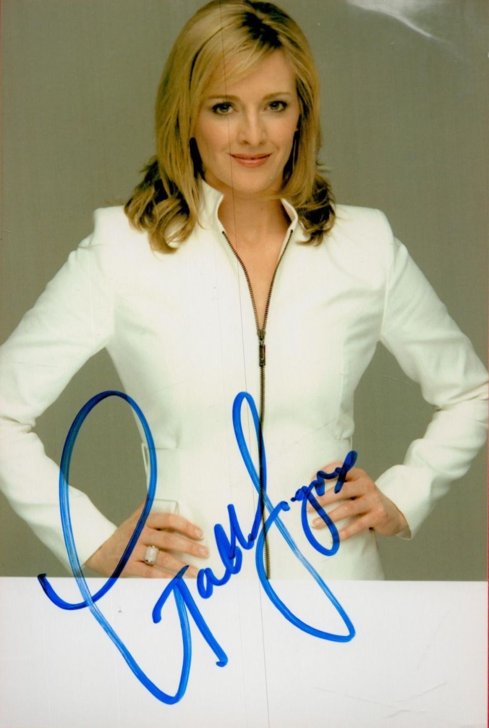 Lot 467: Gabby Logan signed 6x4 colour photo. All autographs...