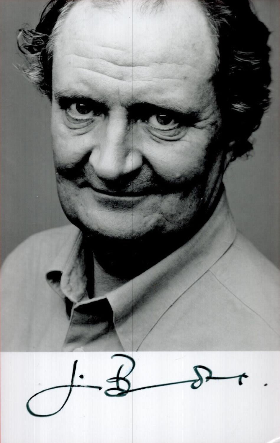 Lot 471: Jim Broadbent signed 6x4 black and white photo....