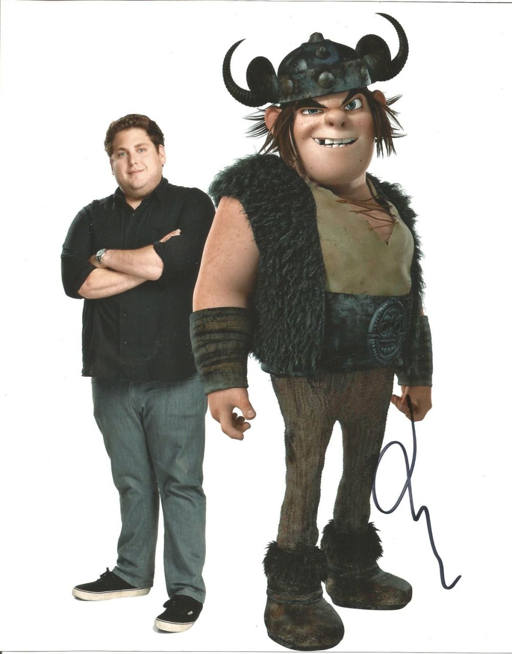 Lot 482: Actor Jonah Hill signed 10x8 colour photo featuring...