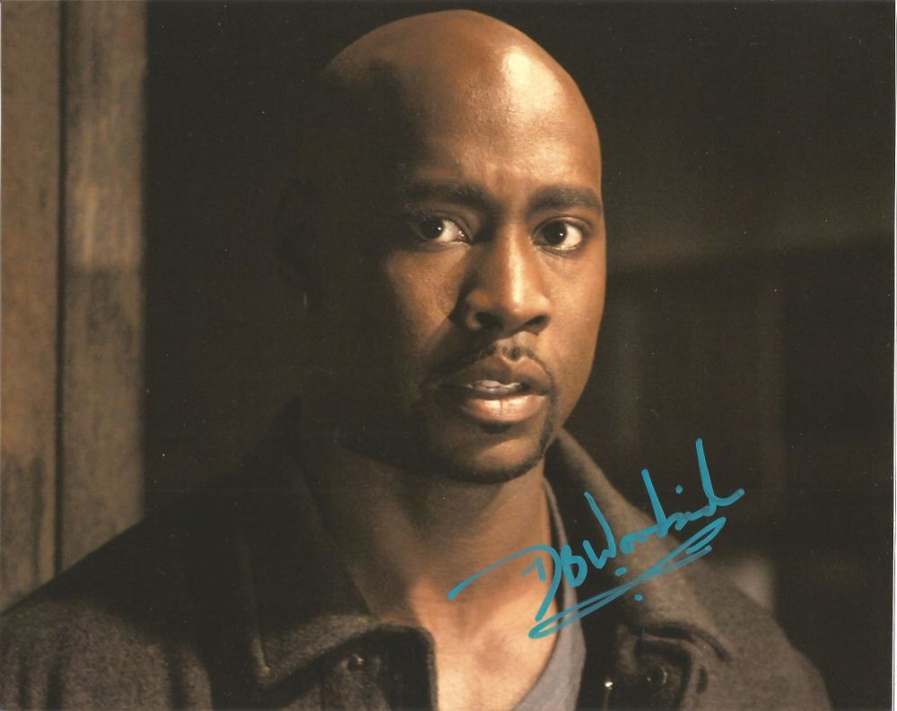 Lot 484: Actor D B Woodside signed 10x8 colour photo...