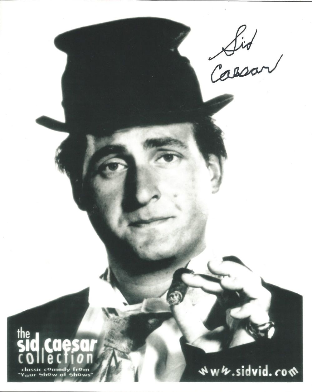 Lot 490: Comedian Sid Caesar signed 10x8 promotional photo. All...