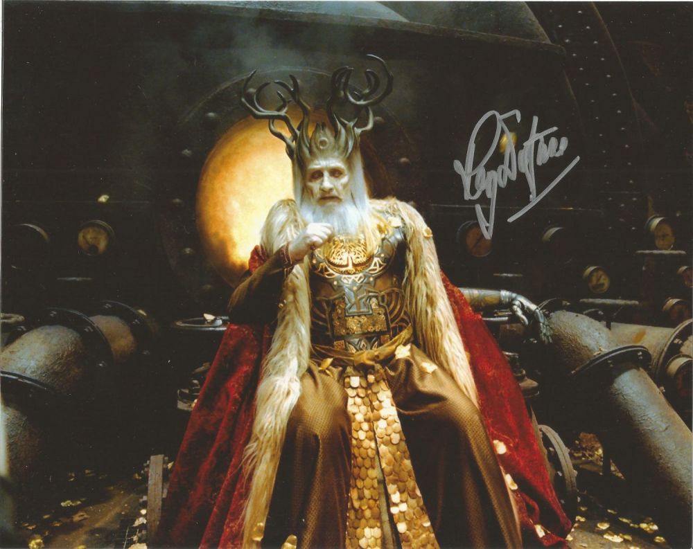 Lot 496: Actor Roy Dotrice signed 10x8 colour image in...