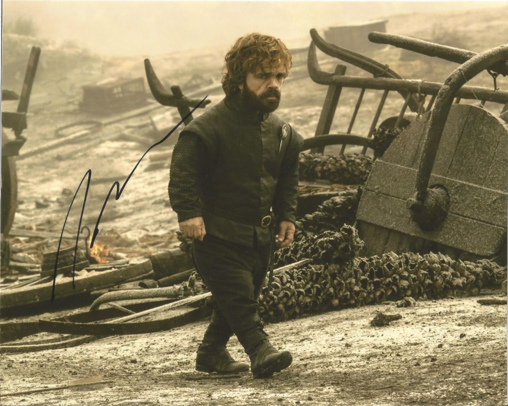 Lot 497: Actor Peter Dinklage signed 10x8 colour photo from...