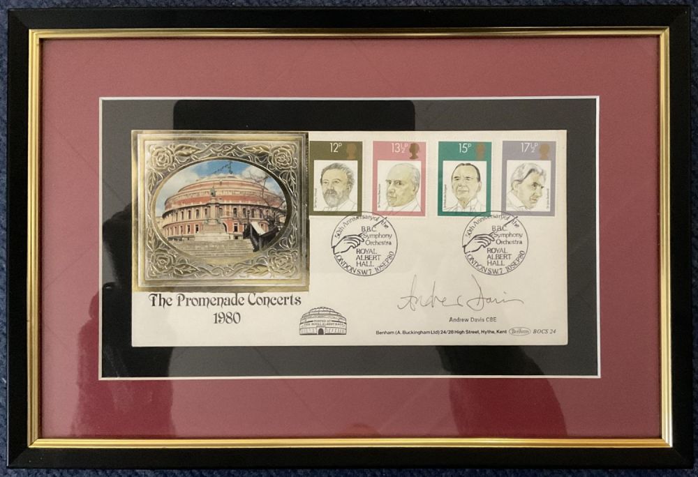 Lot 502: Andrew Davis CBE 14x9 mounted and framed The...