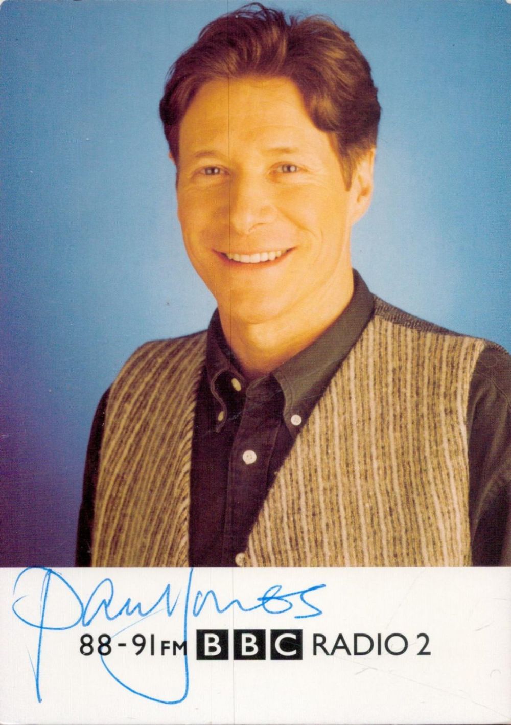 Lot 506: Paul Jones signed 6x4 BBC Radio 2 promo...