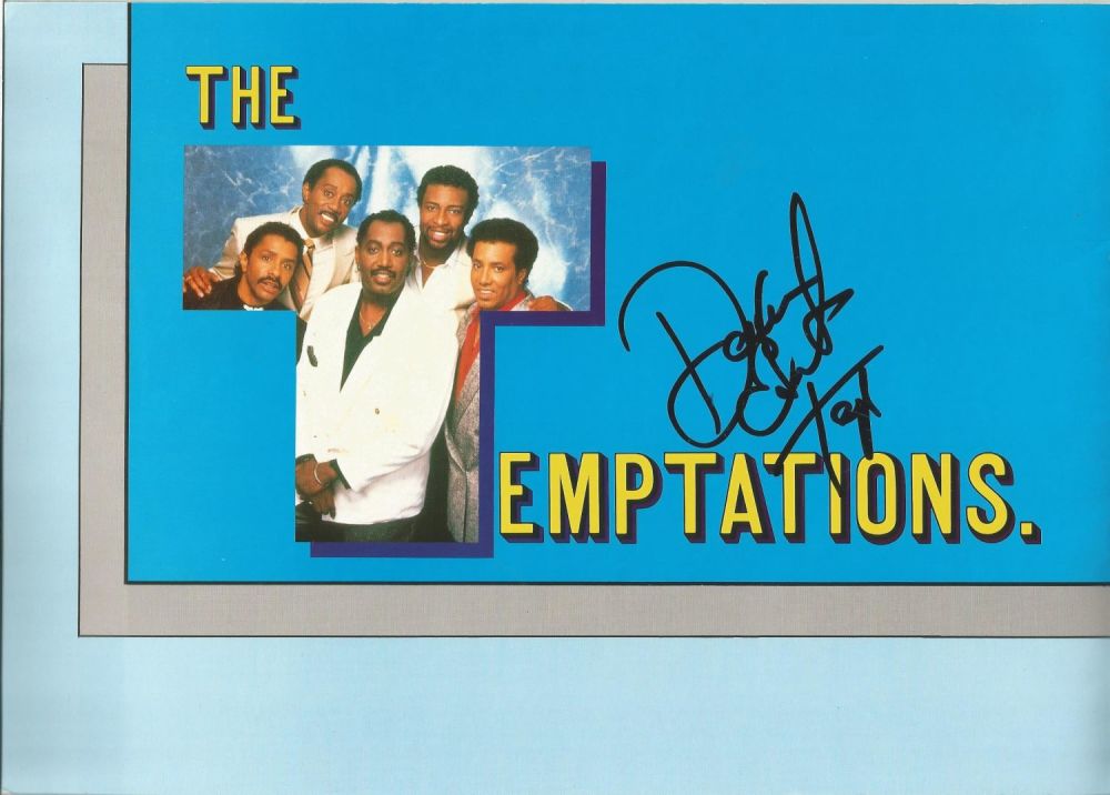 Lot 527: Vocal Group The Temptations 1988 UK Tour Guide...