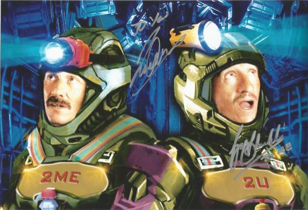Lot 533: Comedy Double Act The Chuckle Brothers signed 12x8...