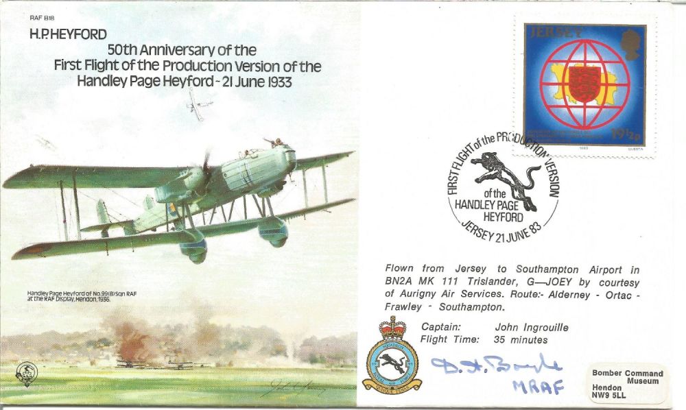 Lot 576: WW2 Fighter ace MRAF Dermot Boyle AFC Battle...
