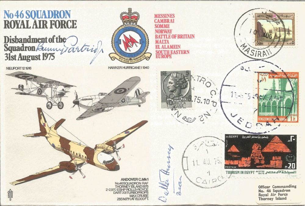 Lot 577: Flt Lt Bunny Partridge and Walter Hussey Dean...