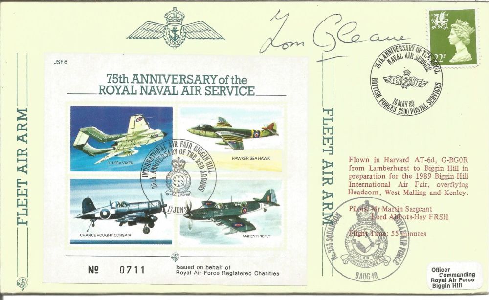 Lot 581: Tom Gleave signed 75th Anniversary of the Royal...