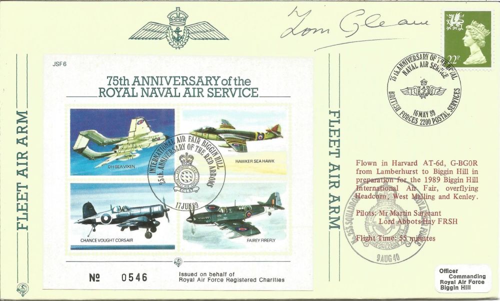 Lot 582: Tom Gleave signed 75th Anniversary of the Royal...