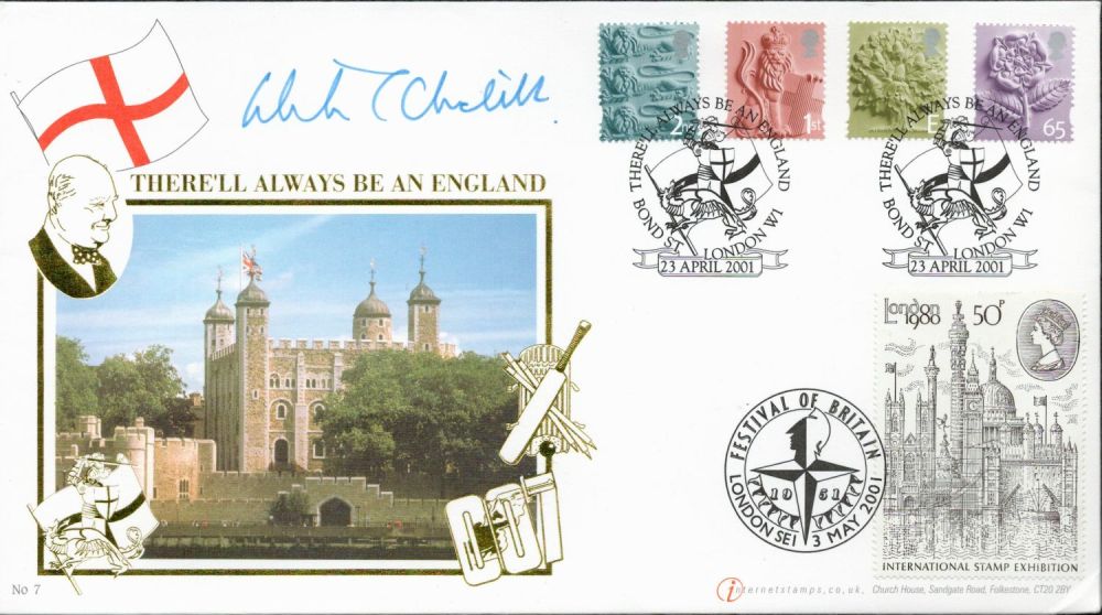 Lot 616: Winston Churchill (grandson) signed There'll always be an...
