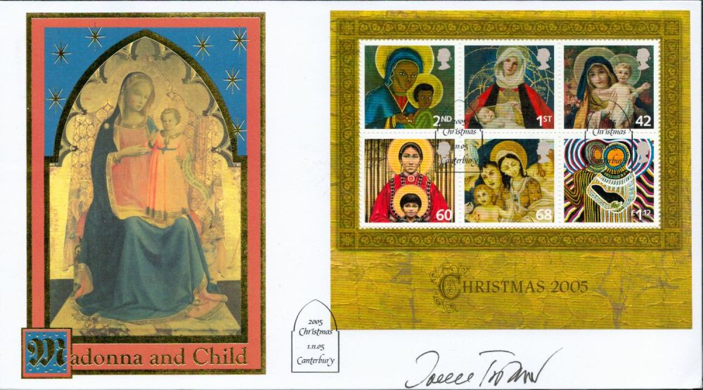 Lot 655: Irene von Treskow signed Christmas 2005 FDC. 1/11/05...