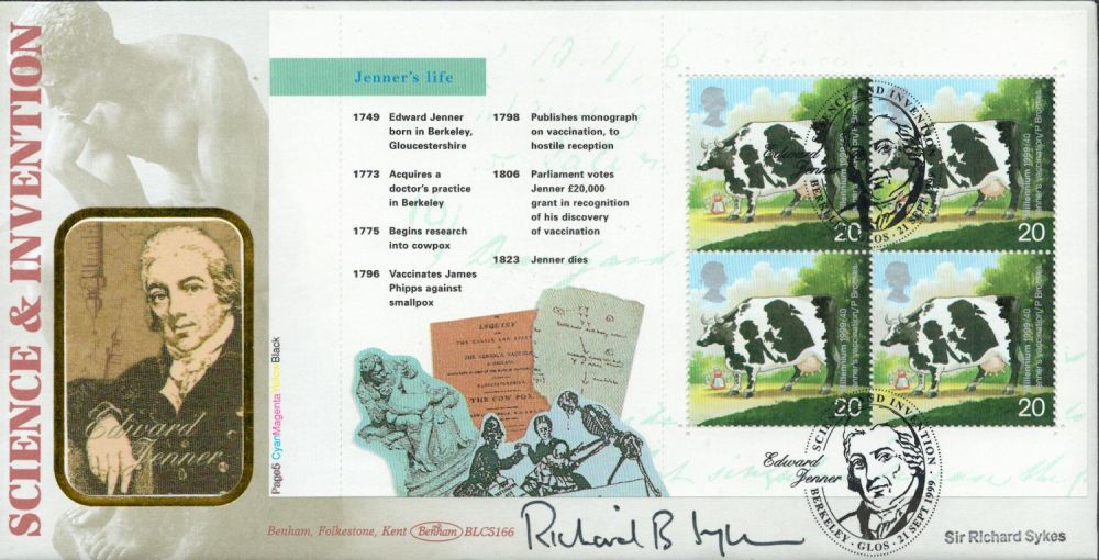 Lot 673: Sir Richard Sykes signed Science and Invention FDC....