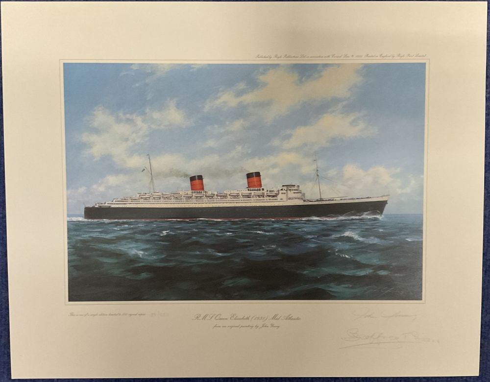 Lot 716: John Young signed print titled R. M. J...