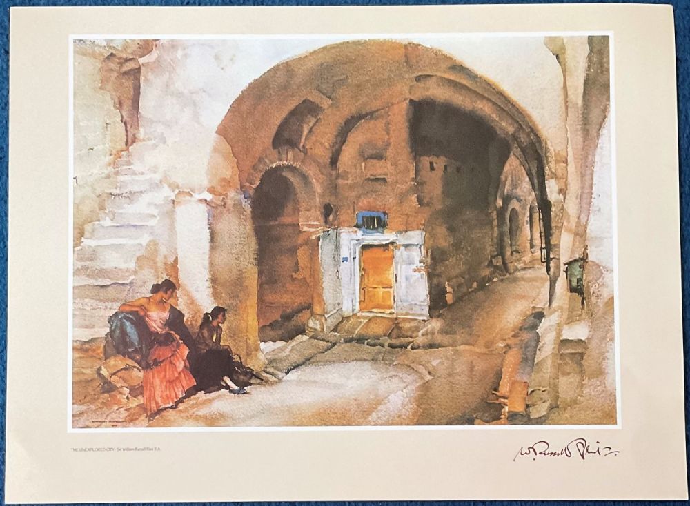 Lot 720: Sir William Russell Flint R. A. Print titled...