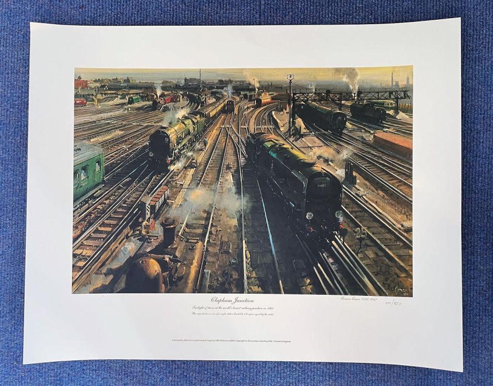 Lot 725: Terence Cuneo 16 x 20 Coloured Print Titled...