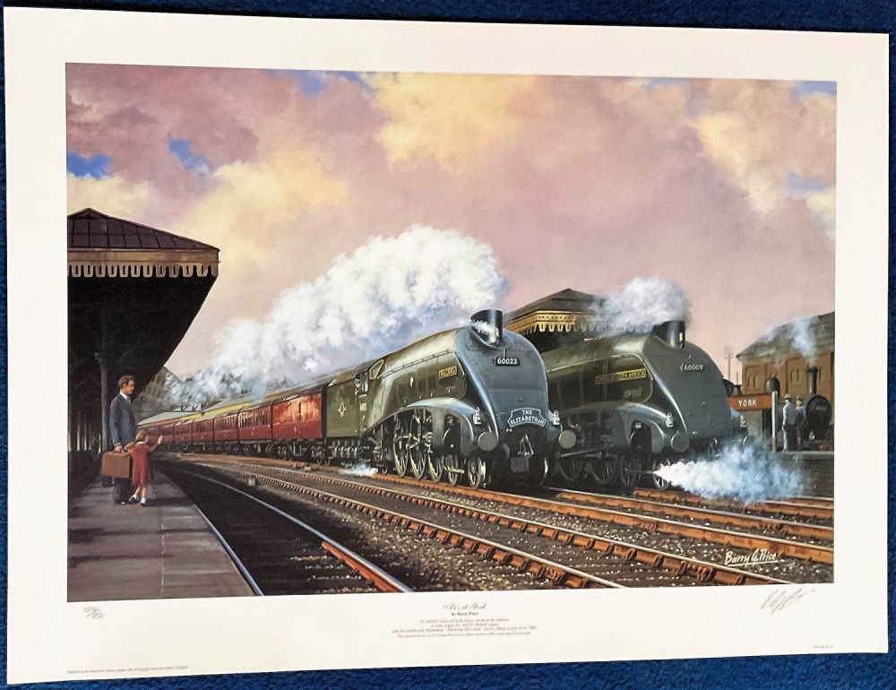 Lot 742: Barry Price signed colour print titled A4s At...