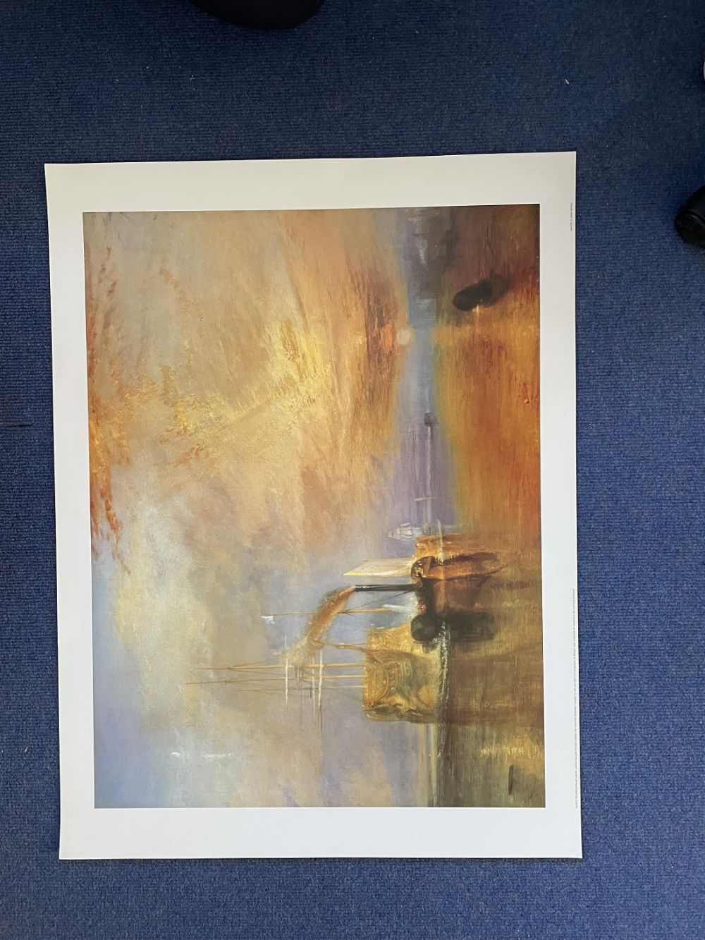 Lot 750: Joseph Mallord William Turner coloured print titled The...
