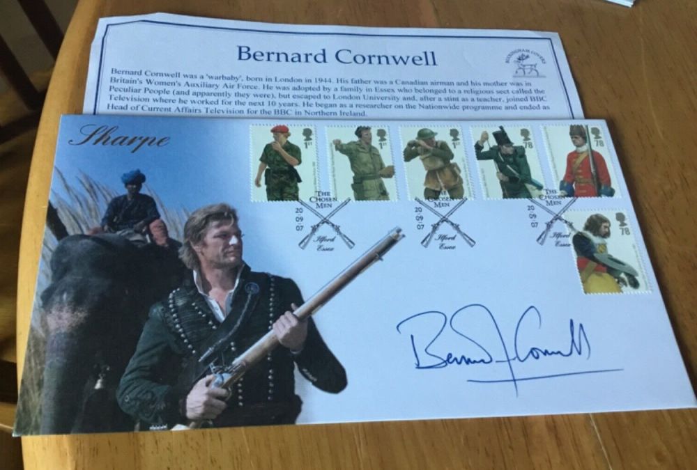 Lot 10: Bernard Cornwell signed British Army Uniforms 2007 Buckingham...