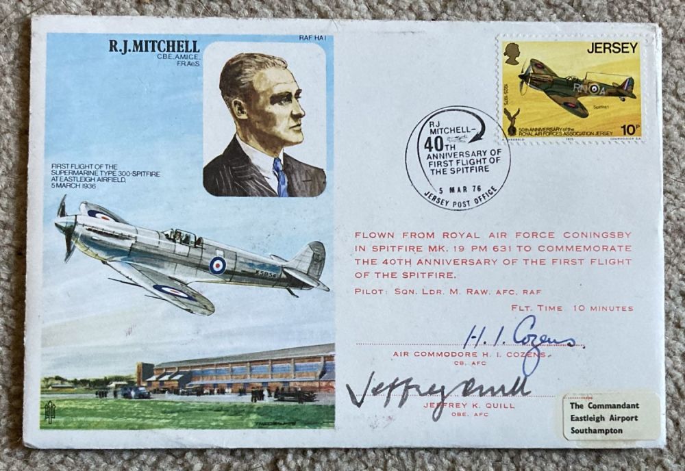 Lot 51: Spitfire Test Pilot Jeffrey Quill and Air Cdr...