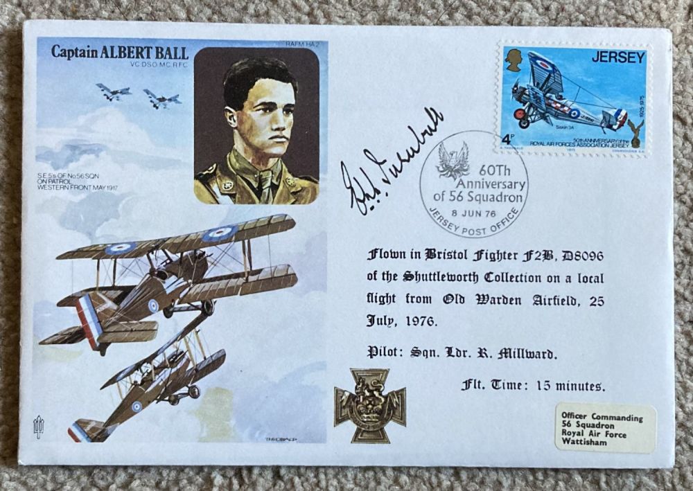Lot 52: Great War RFC 56 sqn veteran pilot Eric...