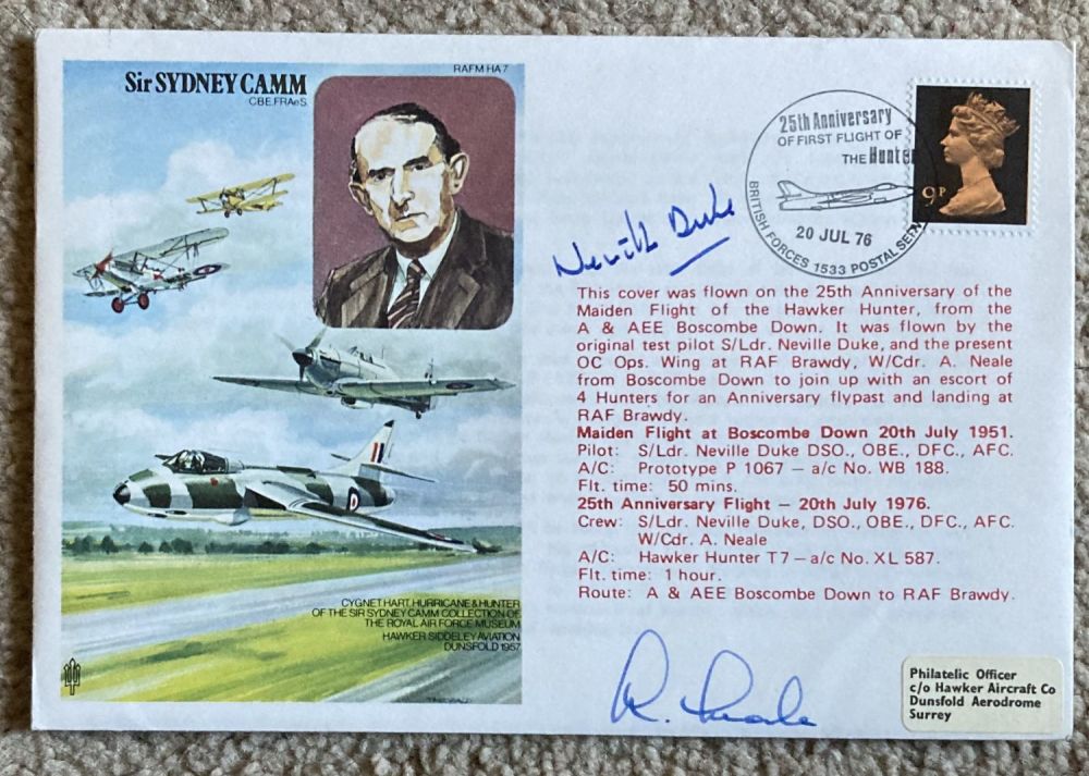 Lot 57: WW2 Fighter ace Neville Duke DSO DFC AFC...