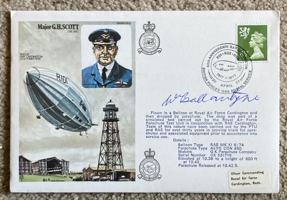Lot 65: Airship veteran H Bill Ballantyne R26, 29, 31,...